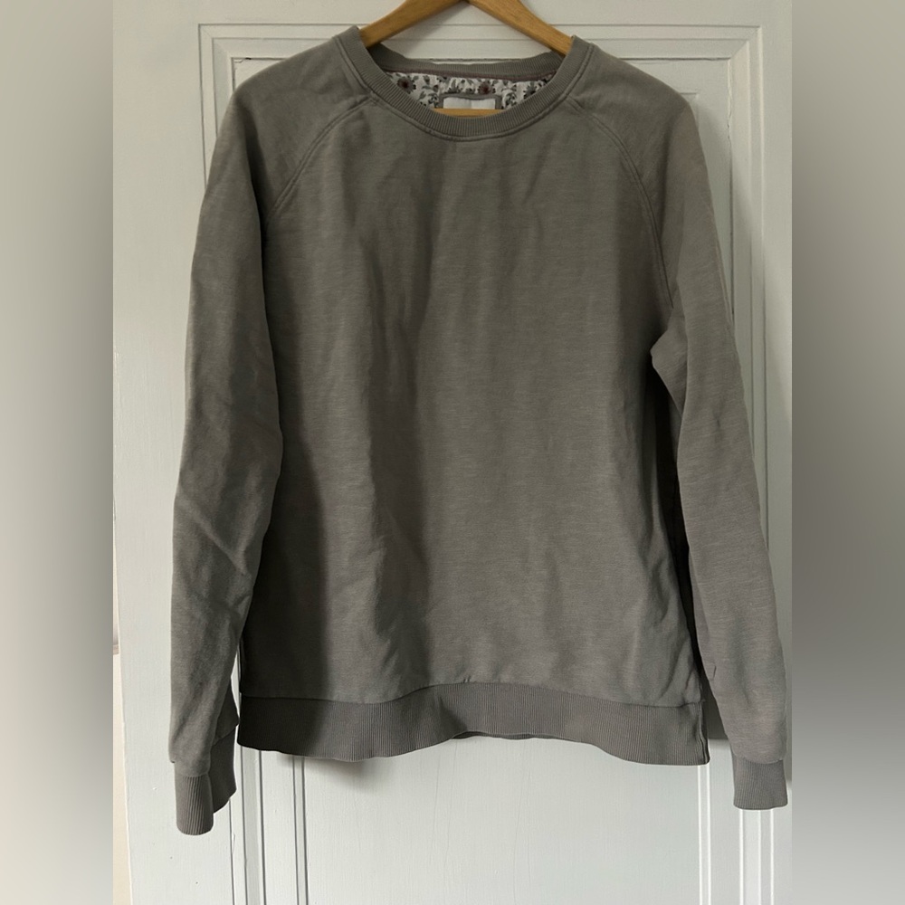 Denim & Flower Gray Woman’s Sweatshirt